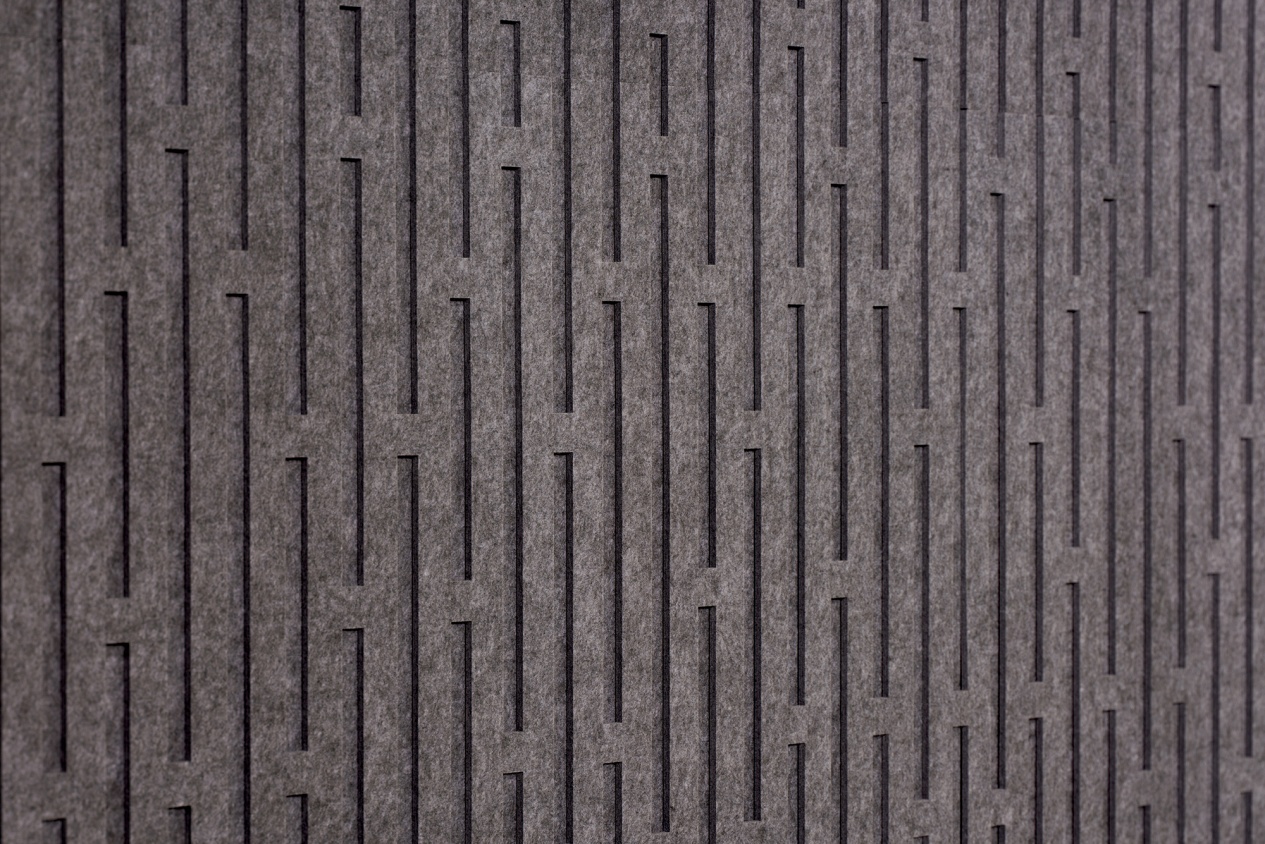 PET Felt Acoustic Stripes Panel | De Vorm